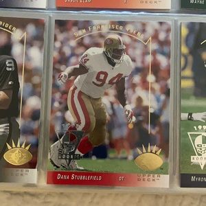 Dana Stubblefield 1993 Upper Deck Rookie Card